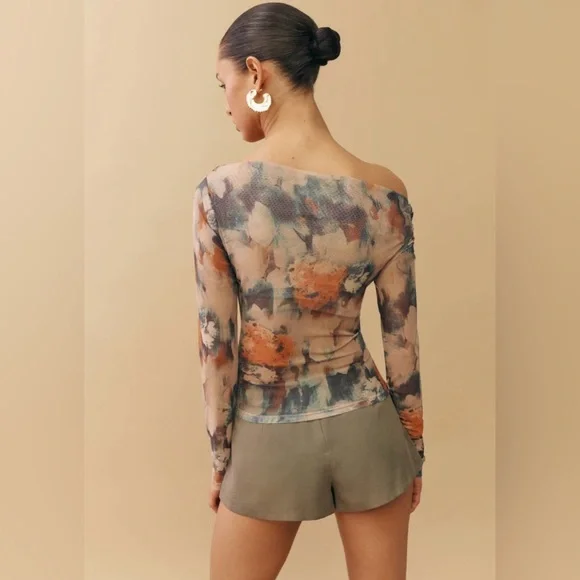 Reformation Elio Knit Top Multi - Size XS - Picture 4 of 6